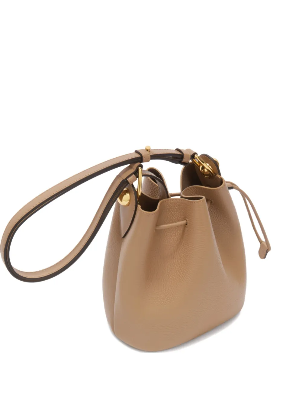 Furla mini Sfera leather bucket bag | Brown | Image 1