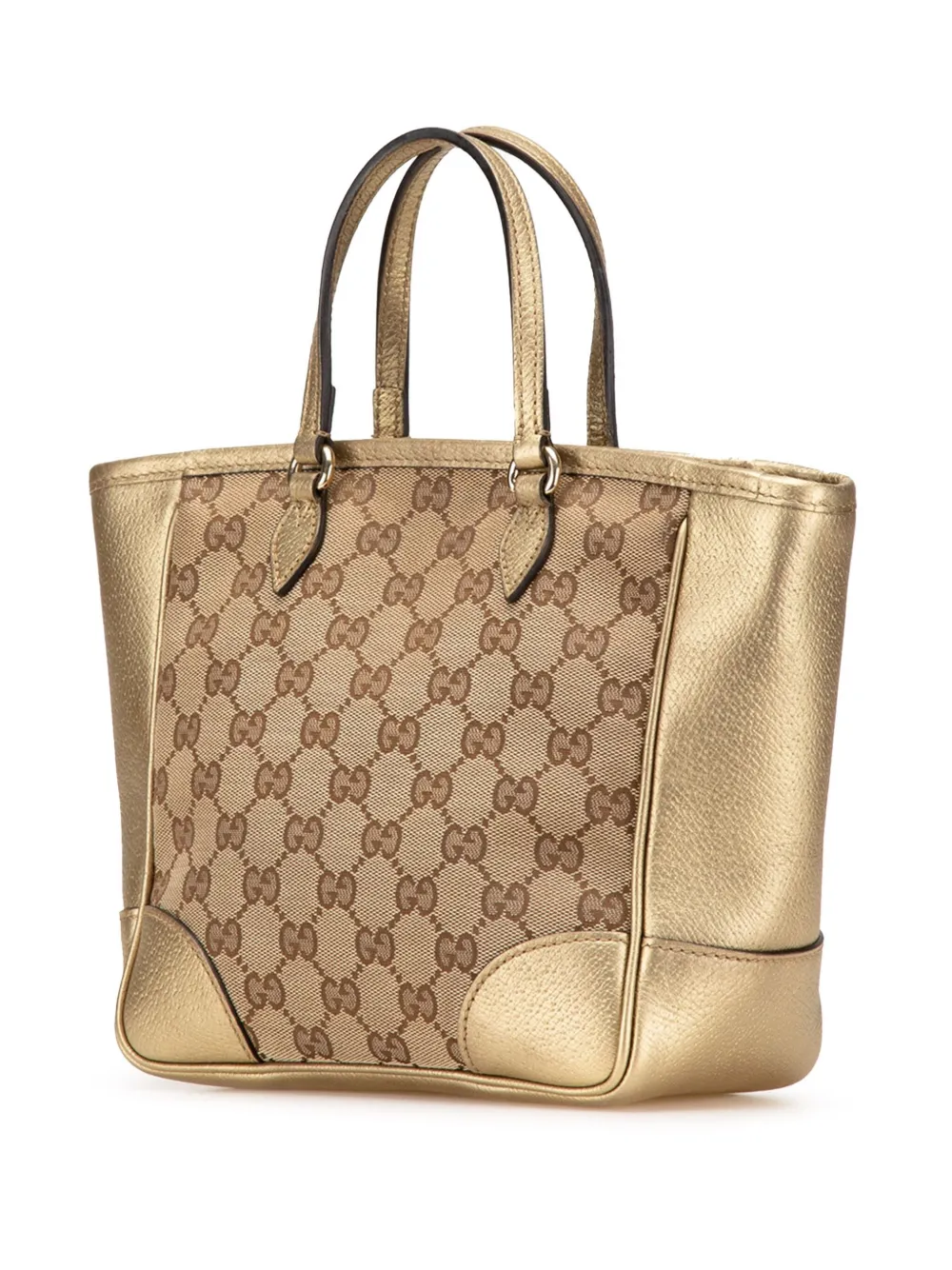 Pre-owned Gucci 2000-2015 Small Gg Canvas Bree Satchel