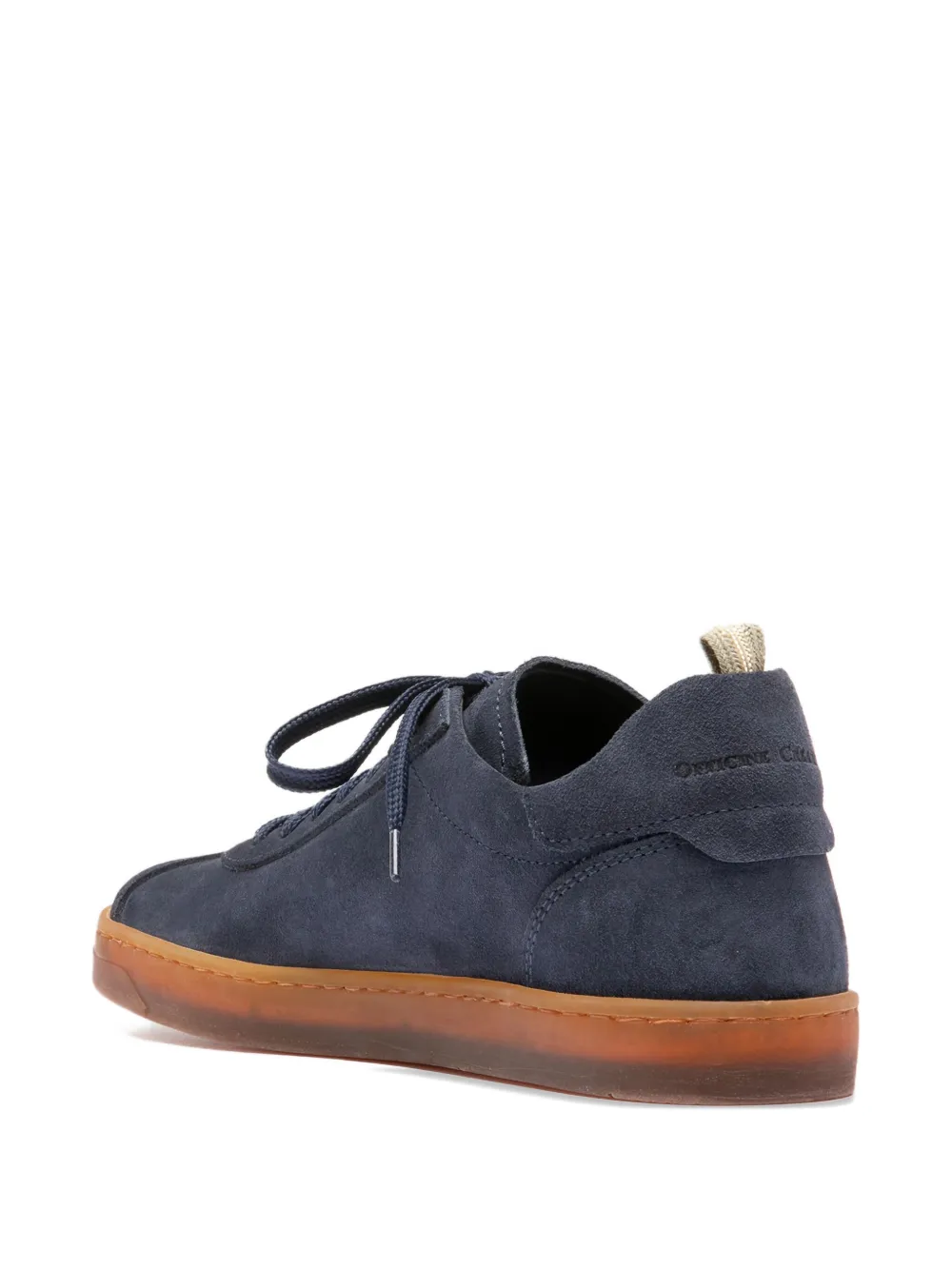 Officine Creative Karma lace-up suede sneakers Blue