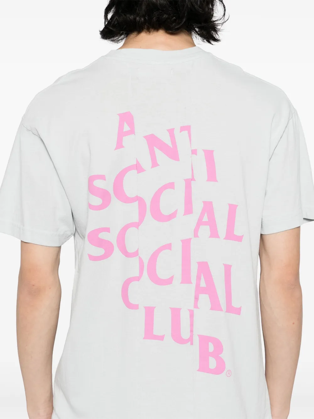 Anti Social Club Sliced Mind Games T-shirt Grijs