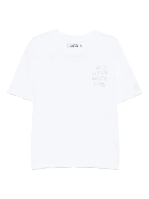 Anti Social Social Club 마인드 게임 라인스톤 티셔츠
