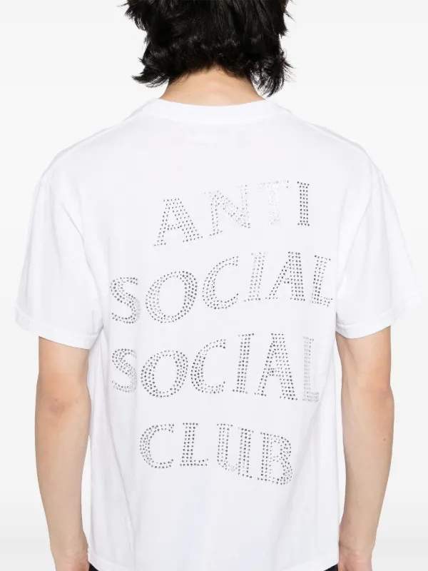 大人気★Anti Social Social Club★MIND GAMES SS TEE 白/追跡O Anti Social Social Club Mind Games Rhinestone Tee – Oneness