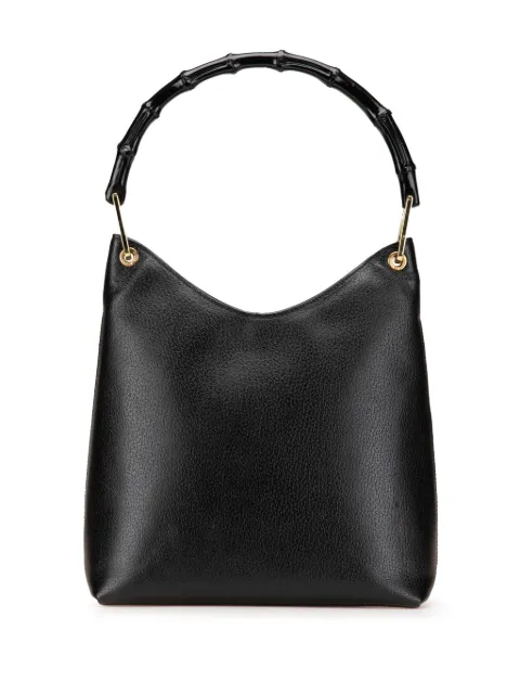 Gucci Pre-Owned 20th Century Bamboo Leather shoulder bag