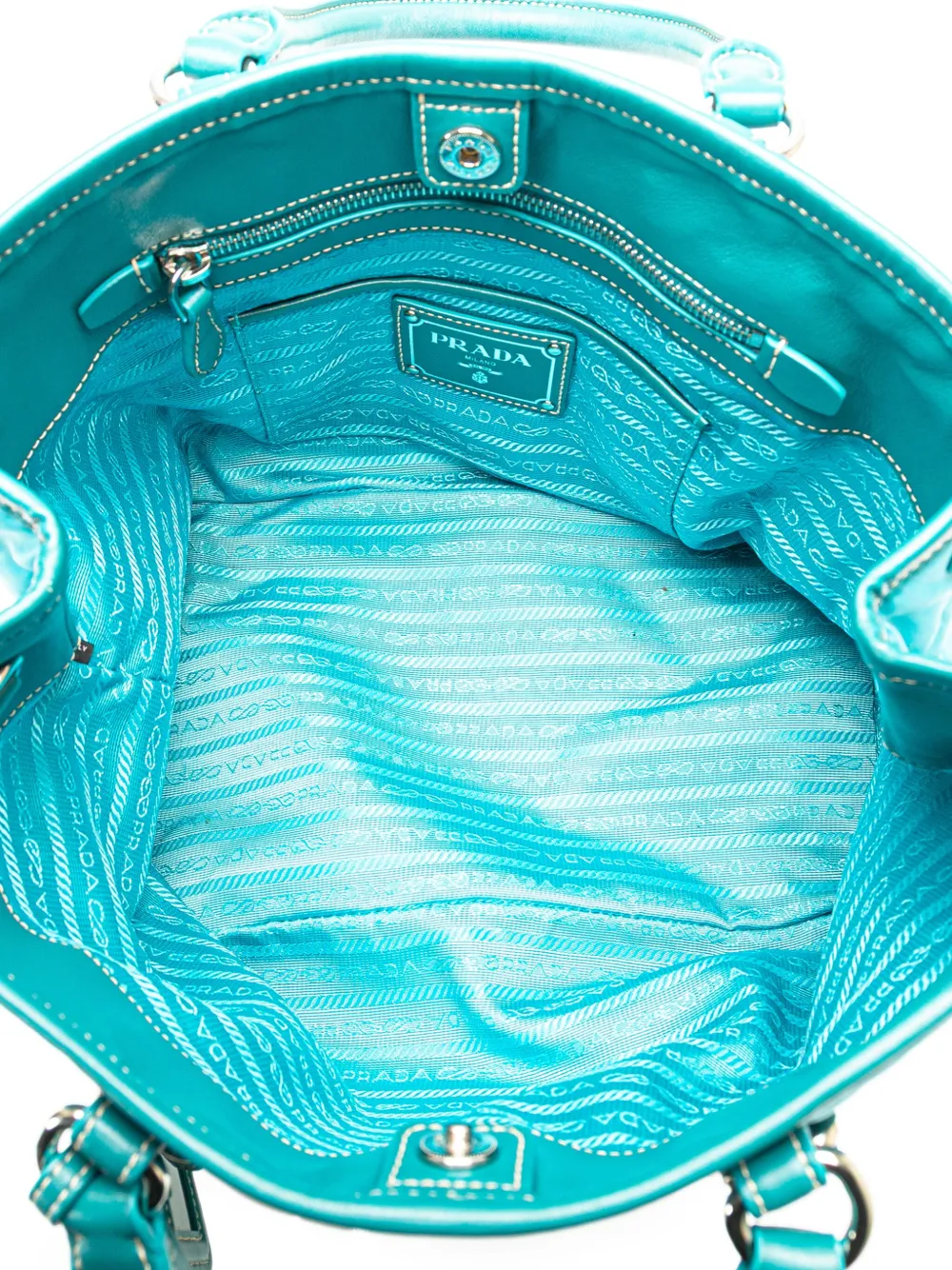 Pre-owned Prada 2010-2024 Tessuto Satchel