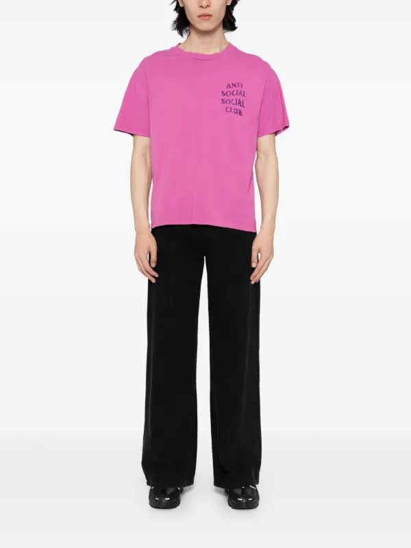 Anti Social Social Club Mind Games Glitte t-shirt Pink FARFETCH IN