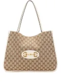 Gucci Pre-Owned 2016-2024 Medium GG Canvas Horsebit 1955 tote bag - Brown