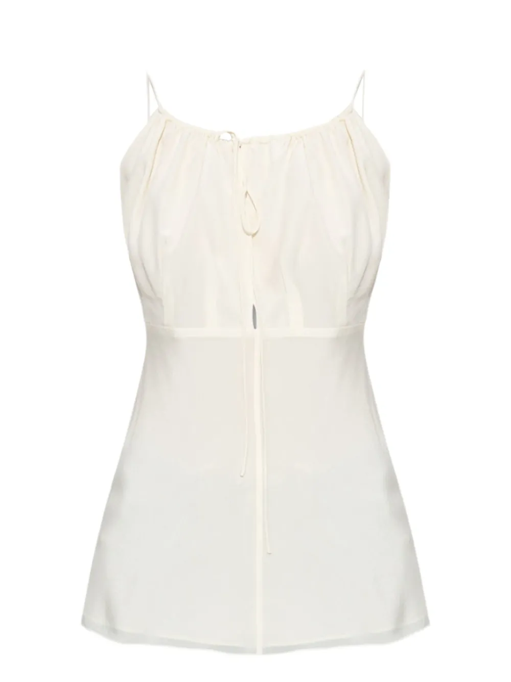 TOTEME silk top - WHITE TOTEME silk top - WHITE