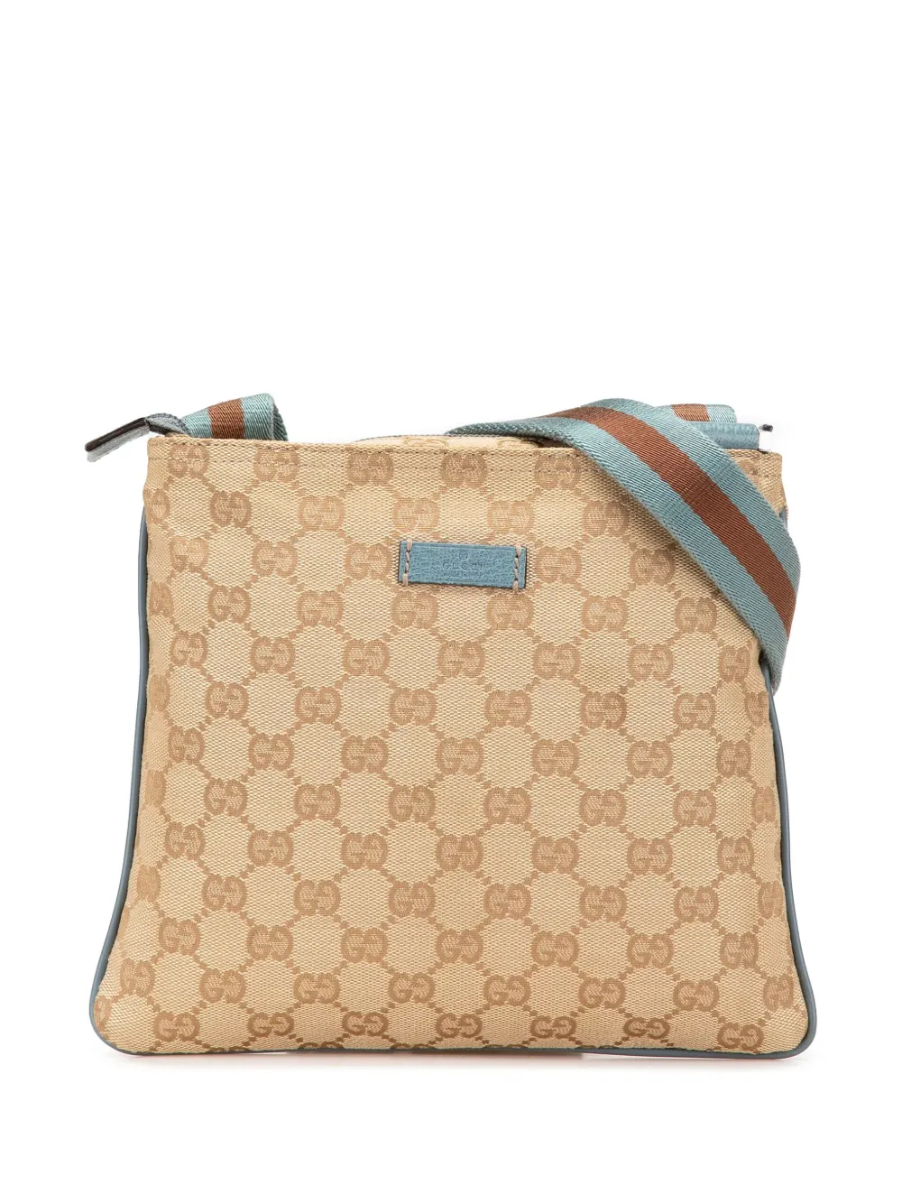 Pre-owned Gucci 2000-2015 Gg Canvas Web Crossbody Bag