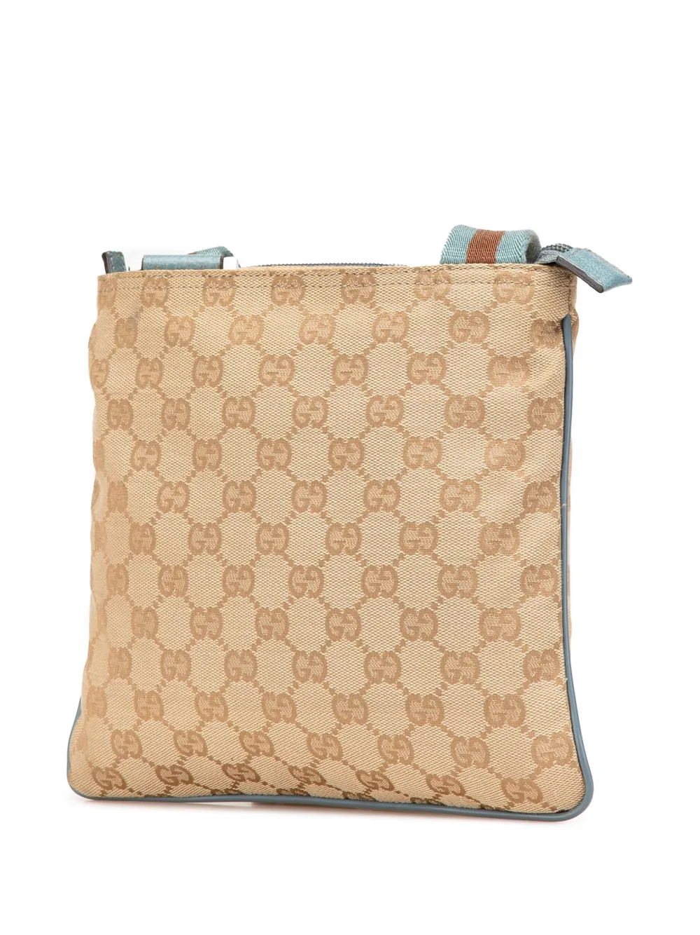 Pre-owned Gucci 2000-2015 Gg Canvas Web Crossbody Bag