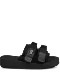 Suicoke logo-patch sandals - Black