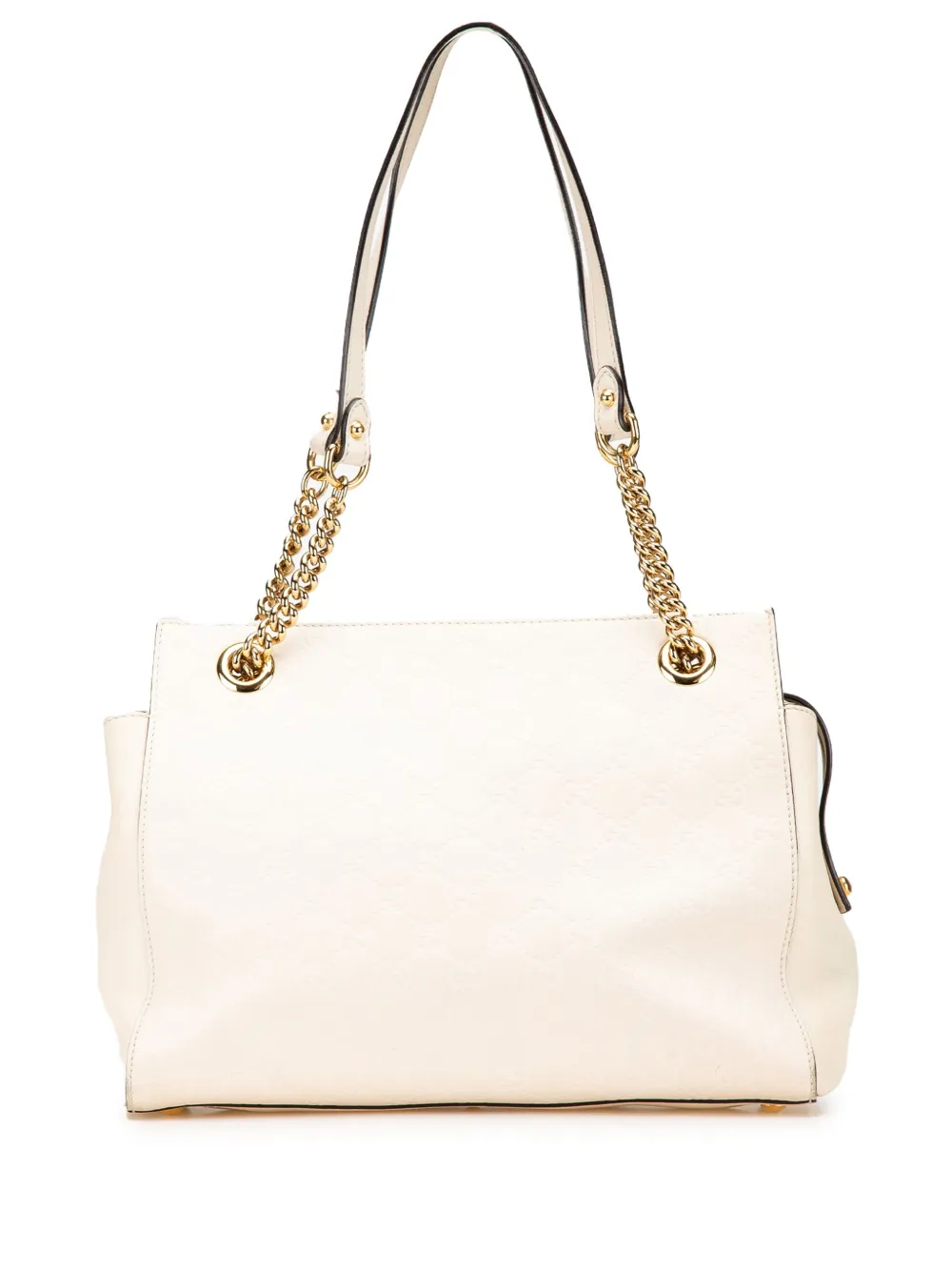 Gucci Pre-Owned 2000-2015 Medium Guccissima Soft shoulder bag - ホワイト Gucci Pre-Owned 2000-2015 Medium Guccissima Soft shoulder bag - ホワイト