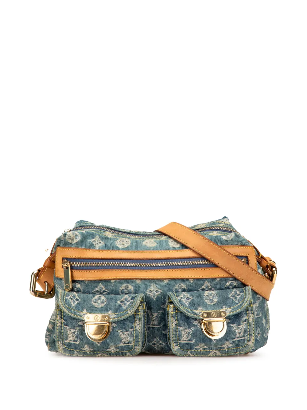 Louis Vuitton Pre-Owned 2006 Monogram Denim Baggy PM crossbody bag | Blue | Image 1