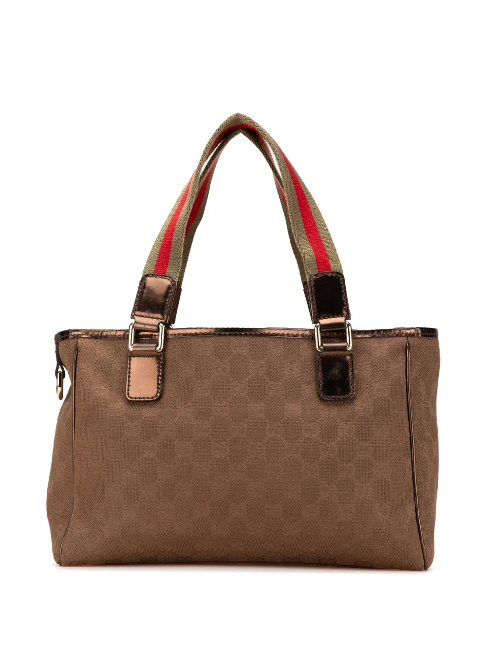 Gucci Pre-Owned 2000-2015 GG Canvas Web tote bag | marrón | Image 1