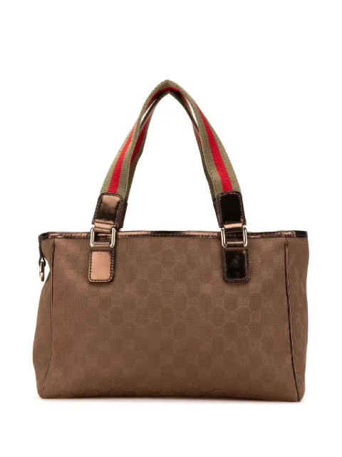 Gucci Pre-Owned 2000-2015 GG Canvas Web tote bag