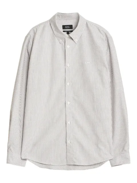 A.P.C. striped button-down shirt