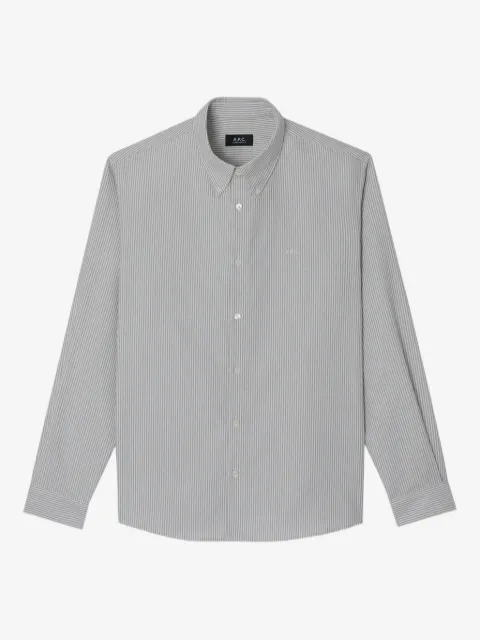 A.P.C. striped long-sleeve shirt