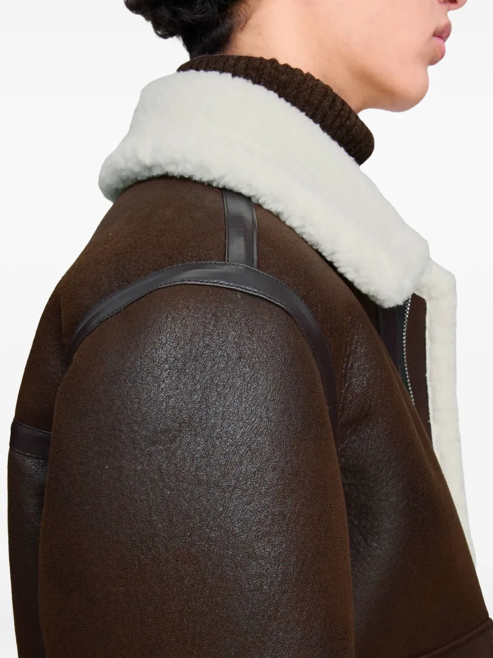 Apc Long Sleeves Jacket In Brown