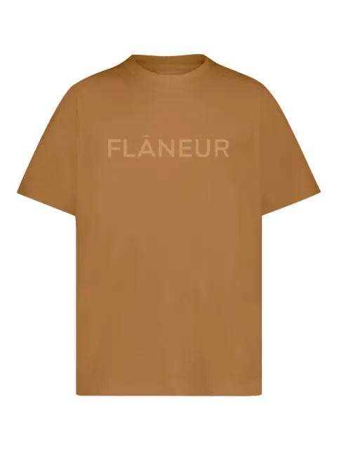 FLÂNEUR logo-print T-shirt