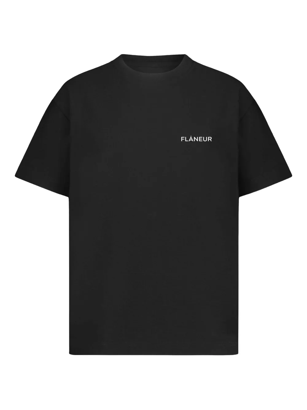 FLÂNEUR playera con logo estampado | negro | Image 1