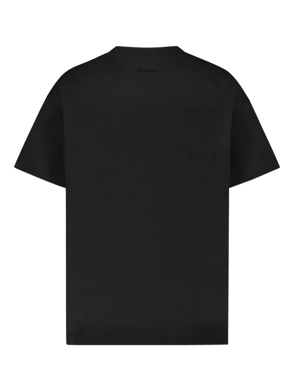 FLÂNEUR logo-print T-shirt - Zwart