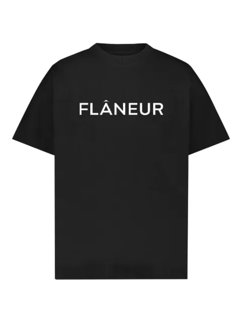 FLÂNEUR logo-print T-shirt
