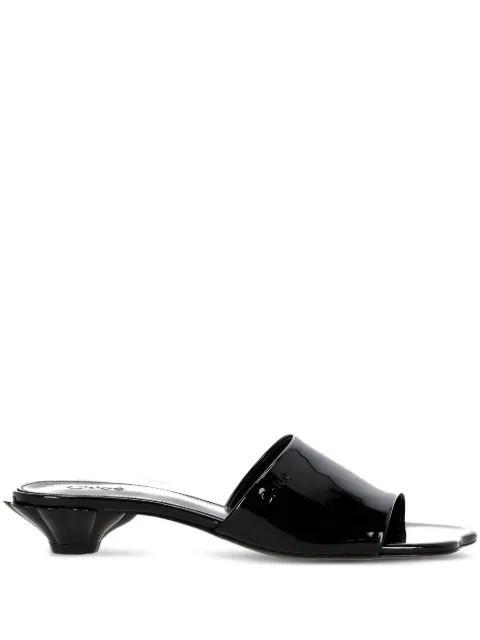 Chloé mules con tacón