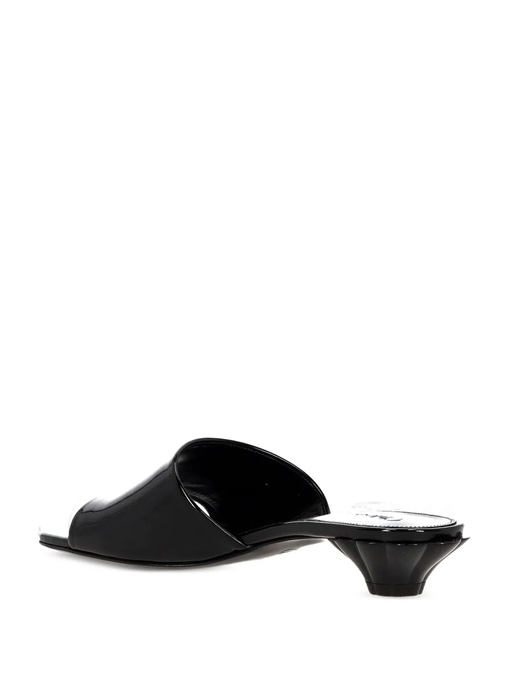 Chloé leather mules Black