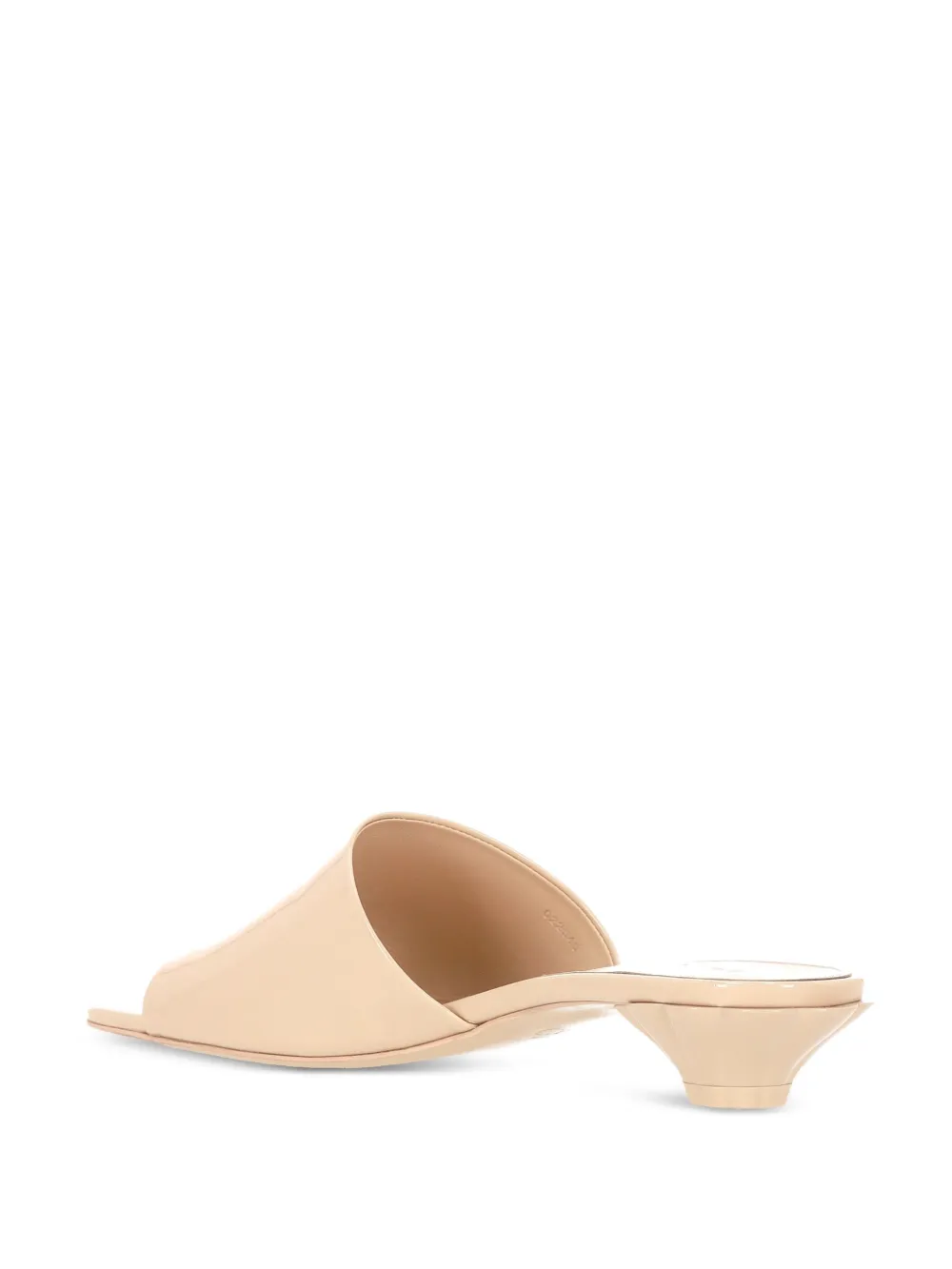 Chloé 25mm leather mules Neutrals