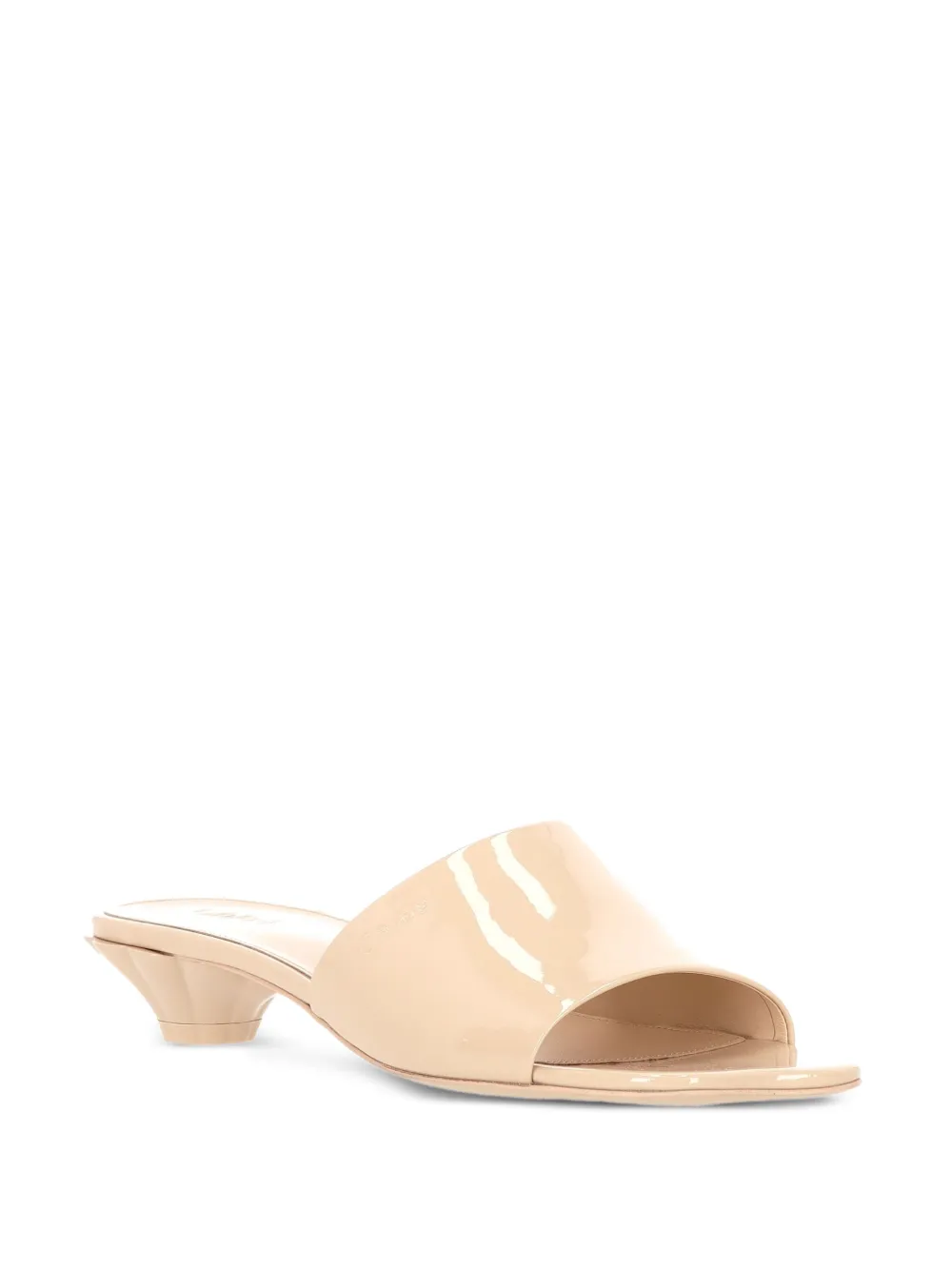 Chloé 25mm leather mules Neutrals