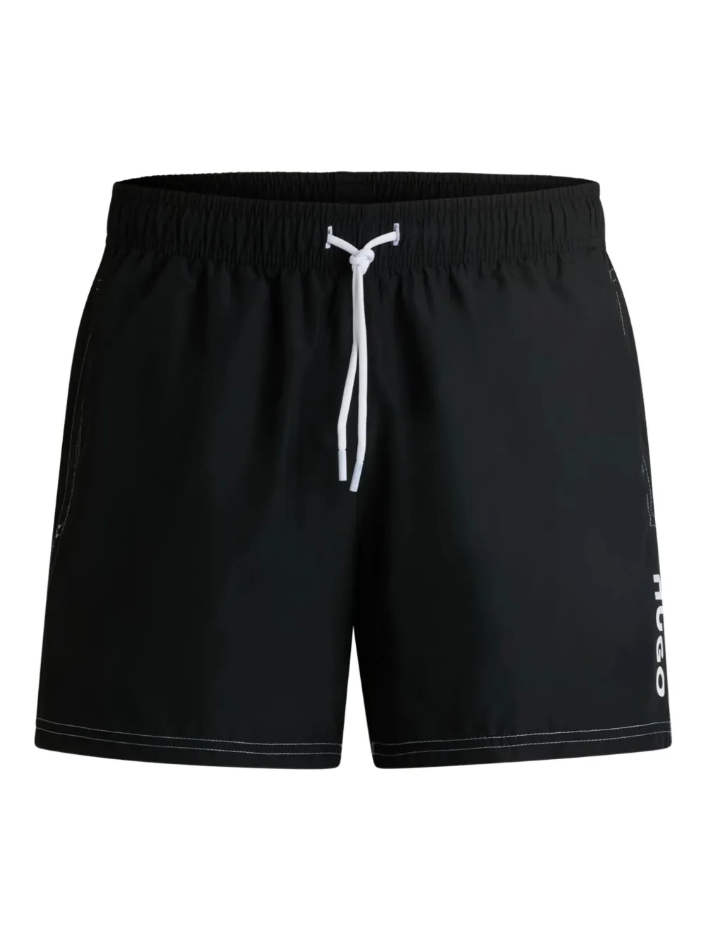 BOSS Zwembroek met logo Blauw