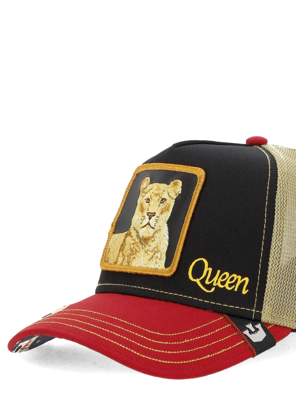 GOORIN BROS embroidered cap - Zwart