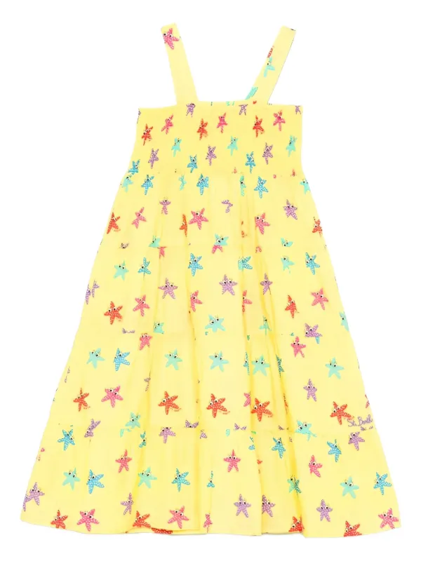 sachin and babi light blue dress 1966 Malcom Star Embroidered Gold Coctail Dress main image 0