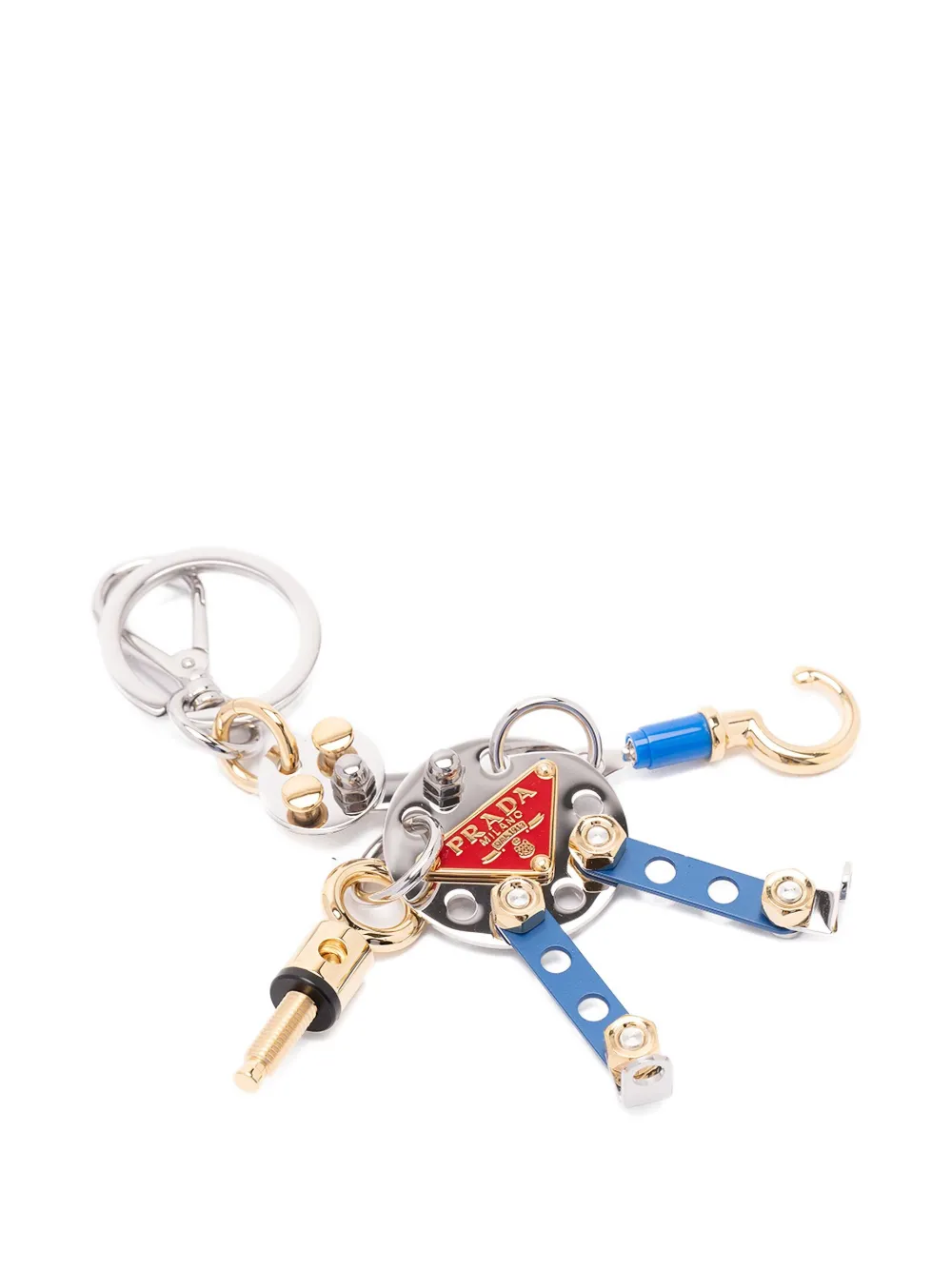 Prada Robot tassenbedel Zilver