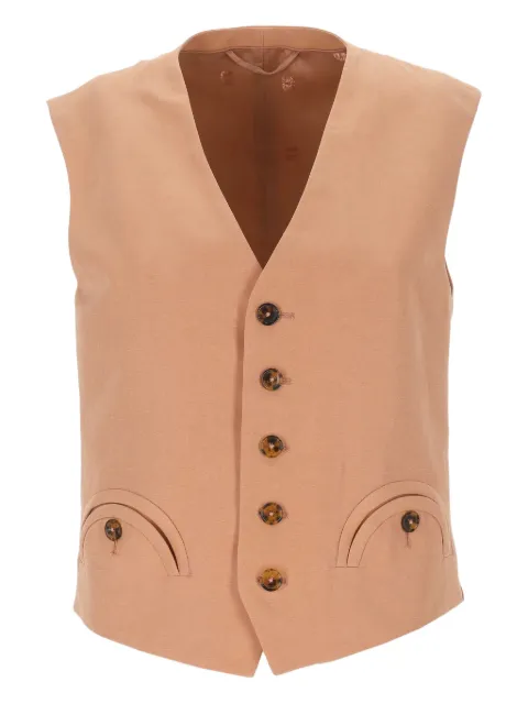 Blazé Milano button-down waistcoat 