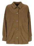 RRD logo-patch shirt jacket - Brown