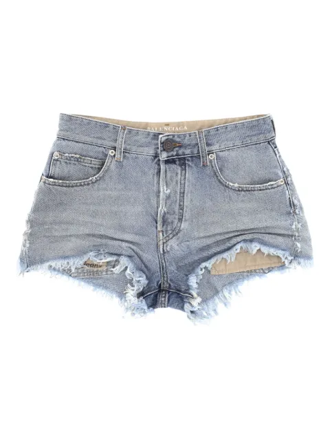 Balenciaga mini denim shorts