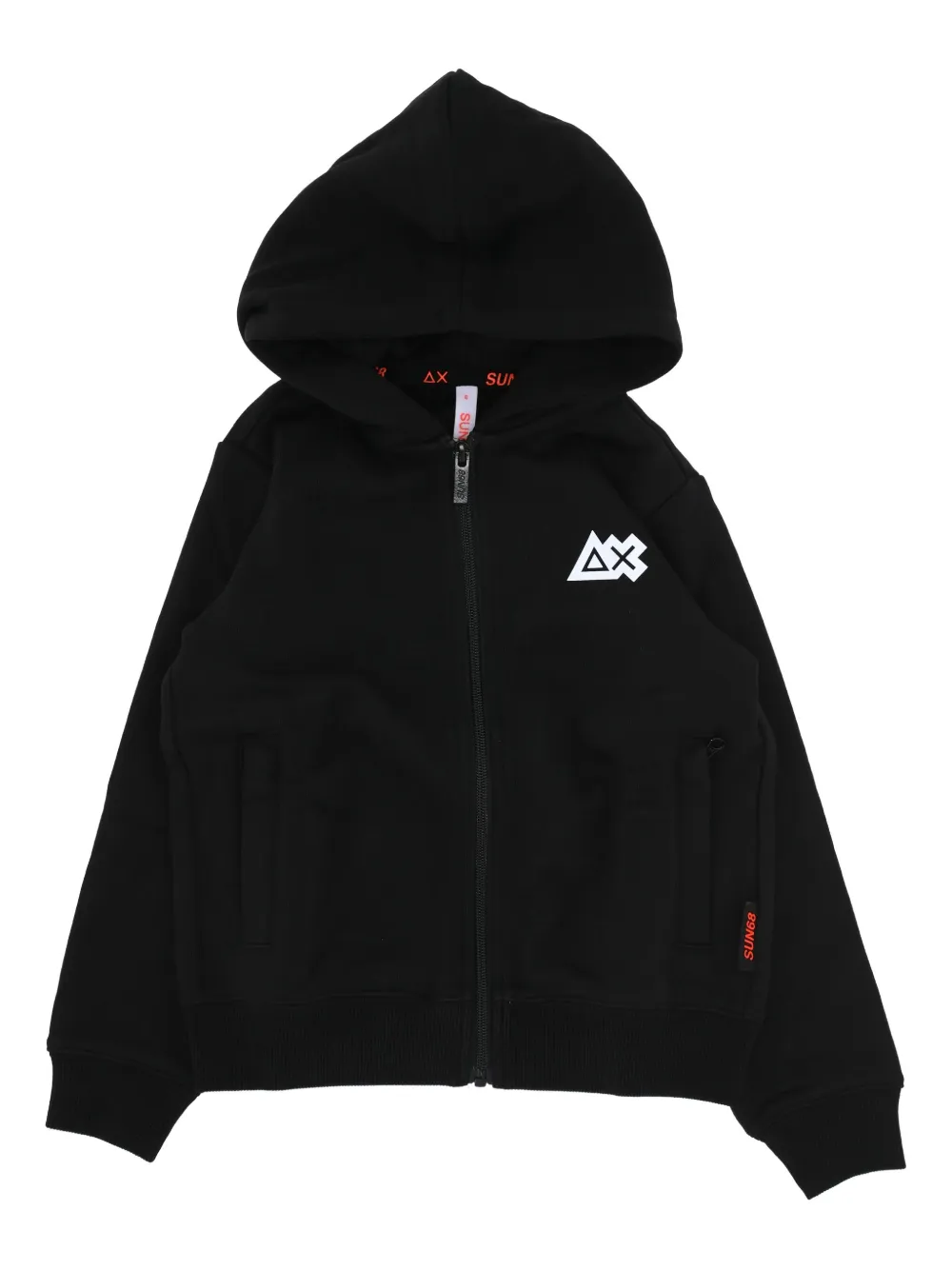Sun 68 Kids logo-print hoodie - ブラック Sun 68 Kids logo-print hoodie - ブラック
