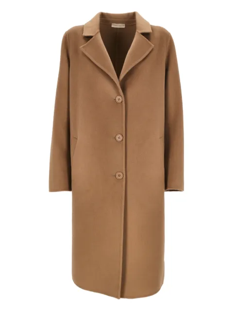 Purotatto single-breasted coat 