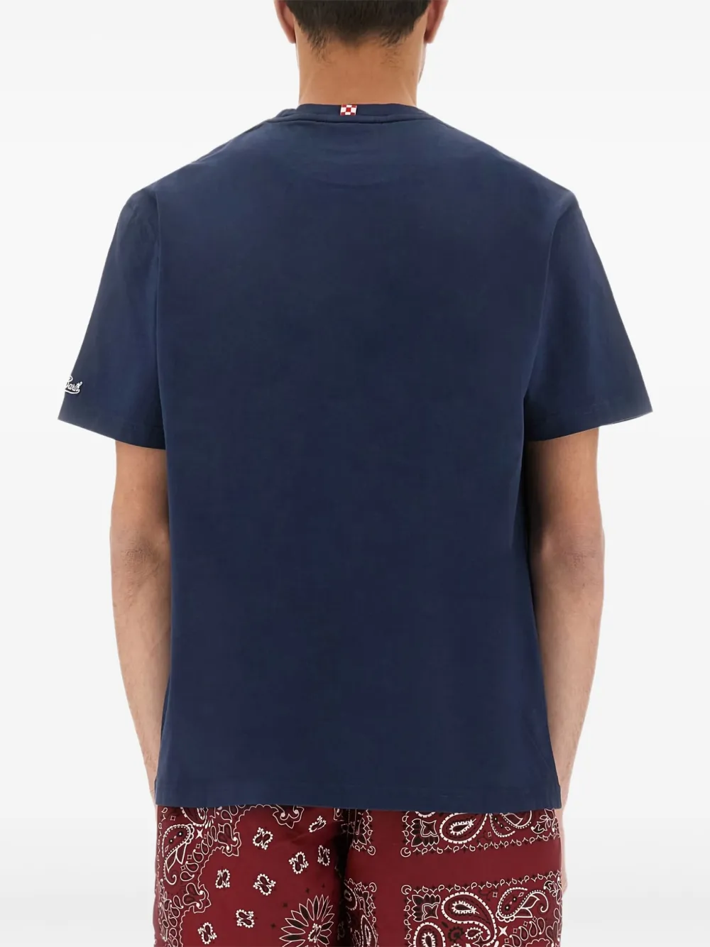 MC2 Saint Barth graphic-print T-shirt Blauw