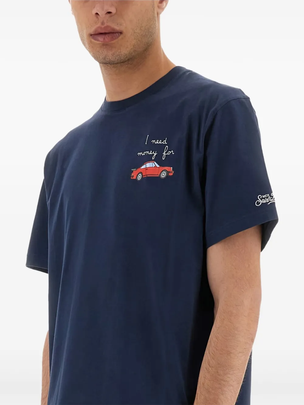 MC2 Saint Barth graphic-print T-shirt Blauw