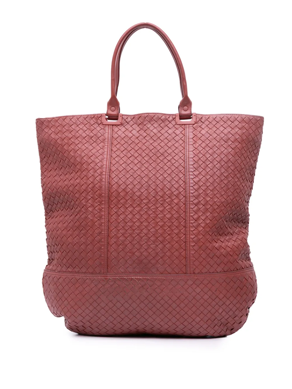 Bottega Veneta Pre-Owned 2012-2024 Nappa Intrecciato tote bag | Red | Image 1