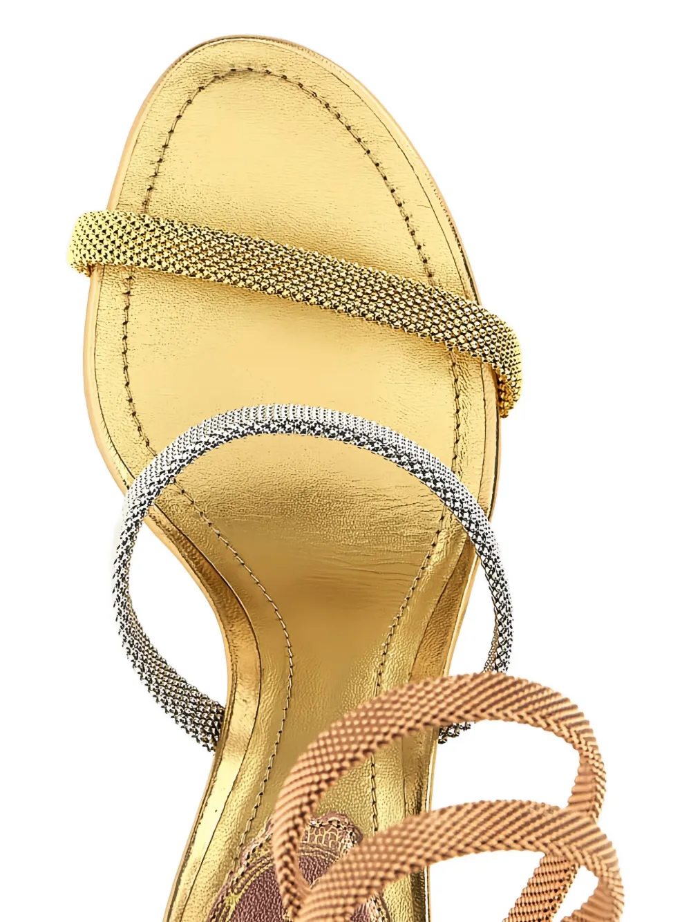 René Caovilla Sandali Bassi Rene Caovilla Donna Colore Fantasia In Gold