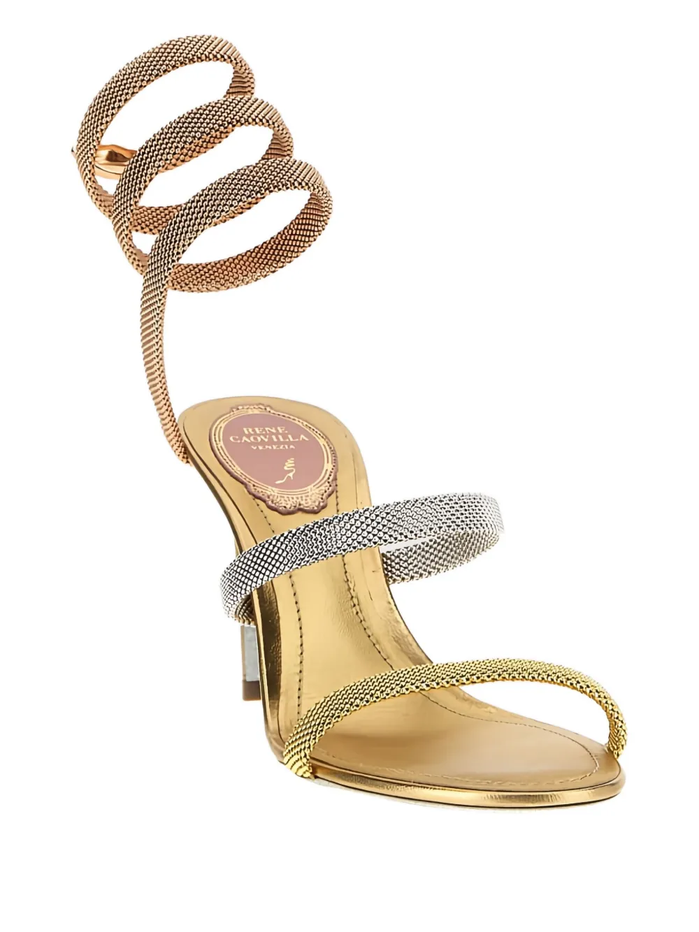 René Caovilla Sandali Bassi Rene Caovilla Donna Colore Fantasia In Gold