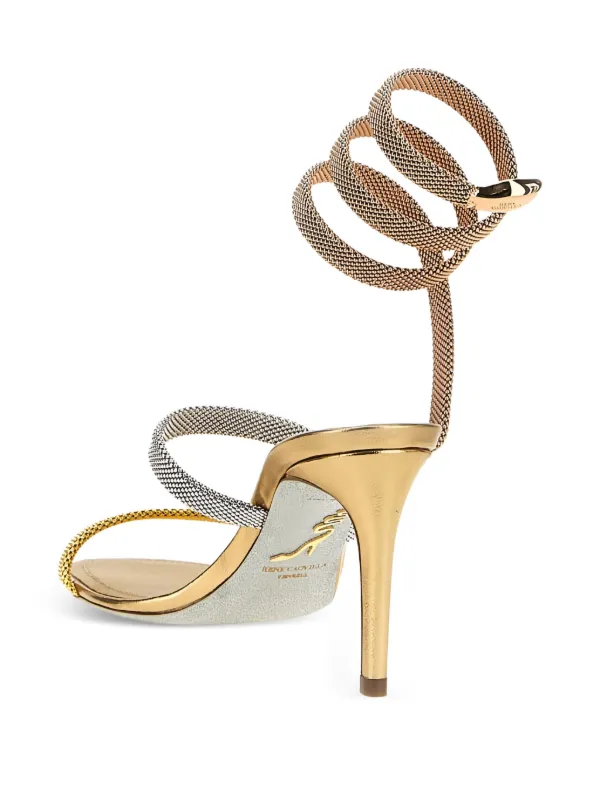 RENE CAOLILLA サンダル René Caovilla Sandália Cleo | Dourado | FARFETCH BR