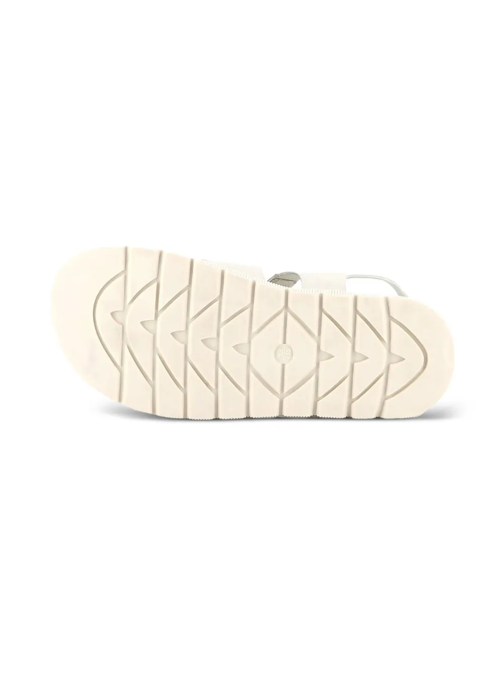 Karl Lagerfeld Kids cat-embellished leather open toe sandals White