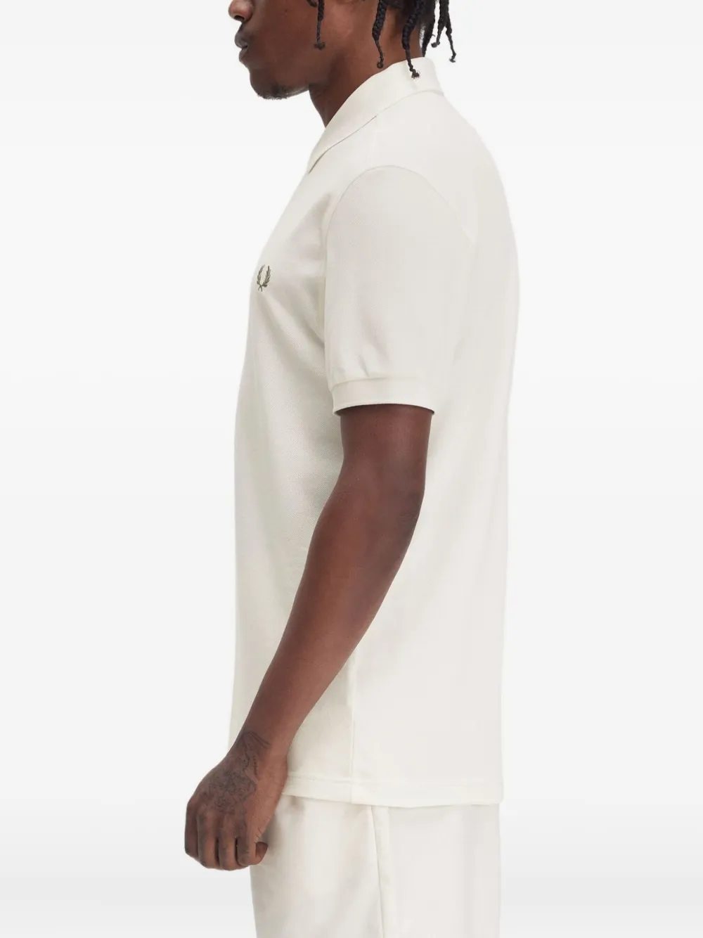Fred Perry Poloshirt met geborduurd logo Beige