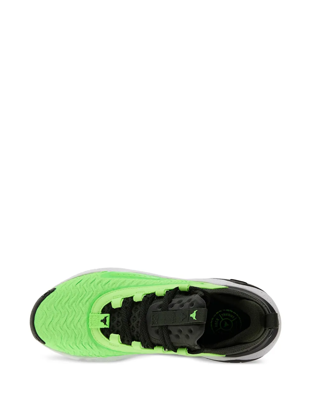 Under Armour Project Rock 7 mesh-panelled sneakers Green