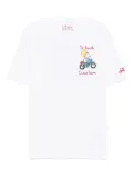 MC2 Saint Barth Kids x Peanuts motorcycle print T-shirt - White