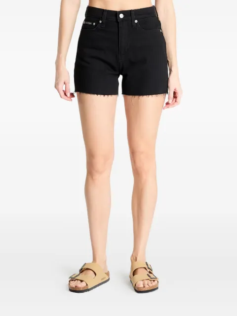 Calvin Klein shorts de mezclilla deshilachados