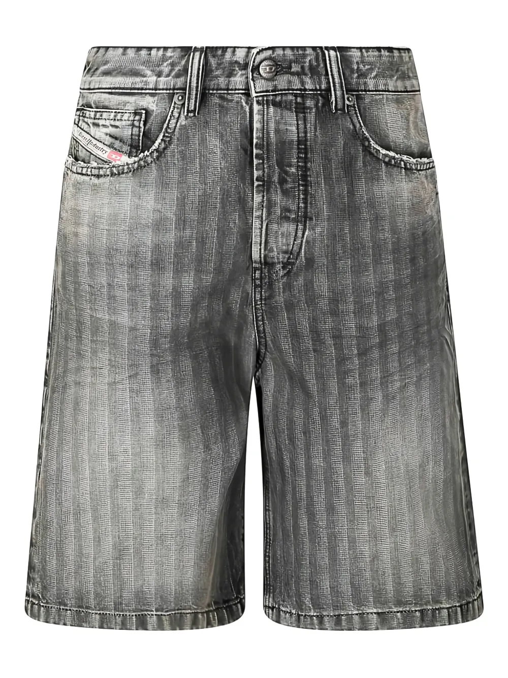 Diesel distressed bermuda shorts | Grey | Image 1